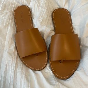 Madewell The Boardwalk Post slide sandal